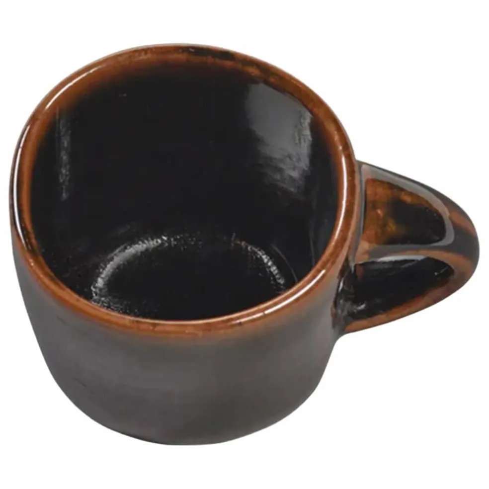 Tasses à café Out of lines, Uncharted - Set de 2 | Marron