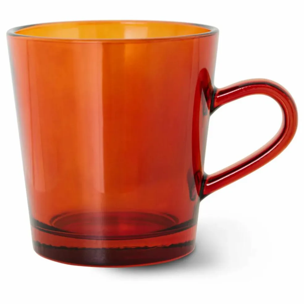 Tasses à café 70's - Set de 4 | Ambre