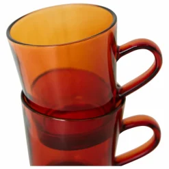 Tasses à café 70's - Set de 4 | Ambre