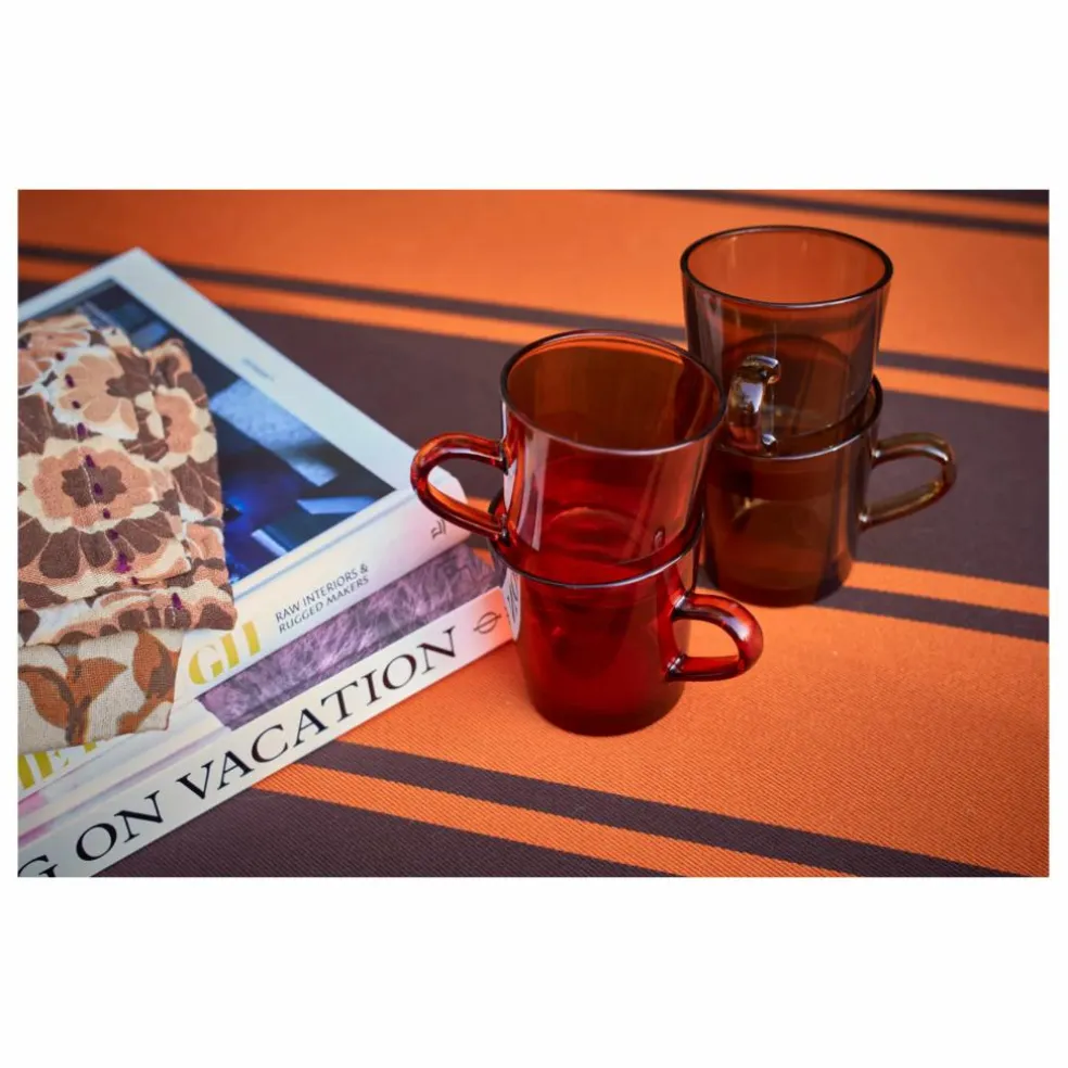 Tasses à café 70's - Set de 4 | Ambre