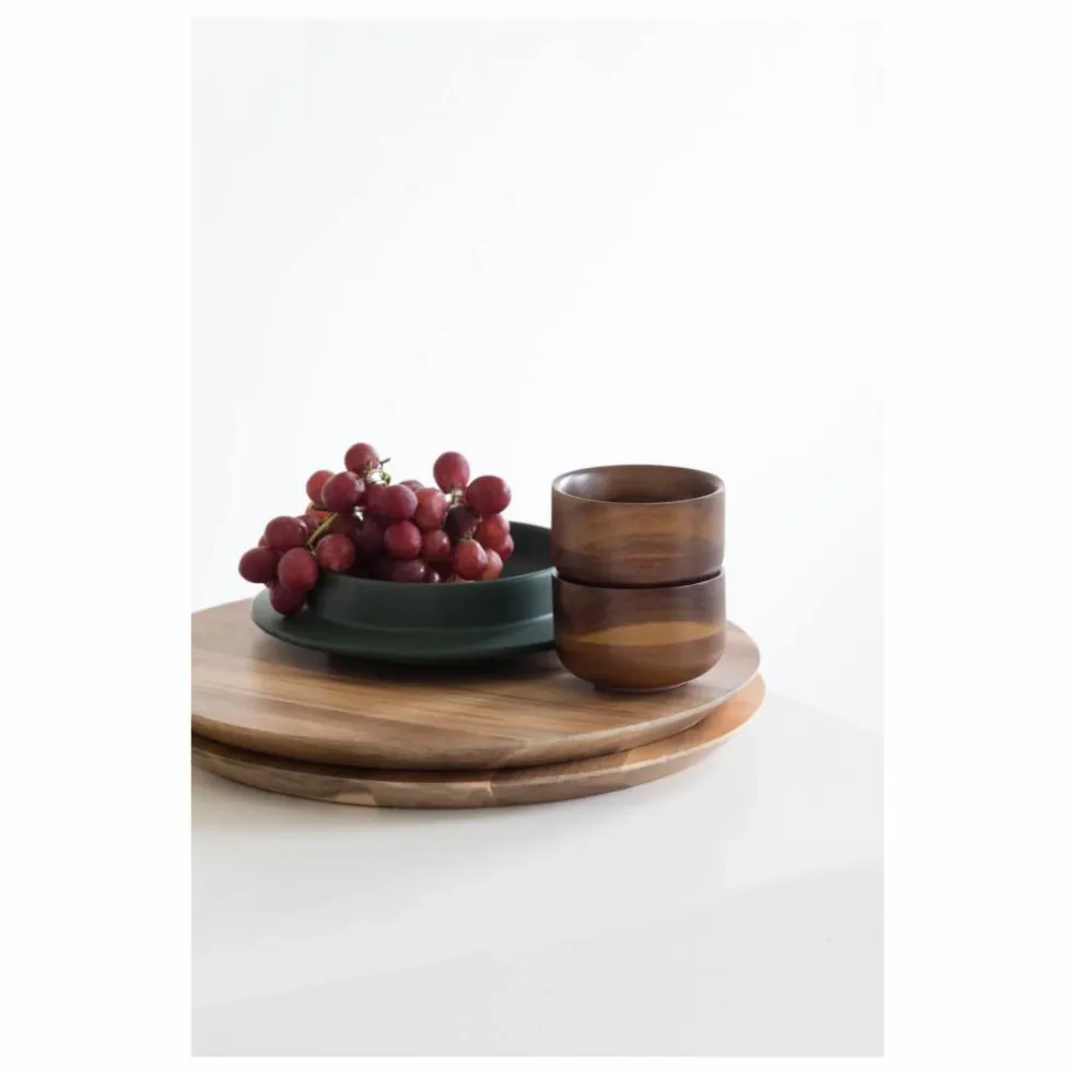 Tasses Collage en bois - Set de 4