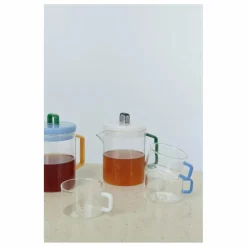 Tasses en verre Brew - Set de 2 | Bleu ciel
