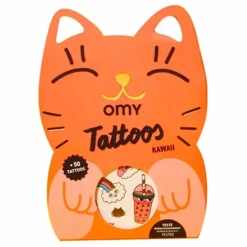 Tatouages temporaires Kawaii | Orange