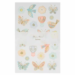 Tatouages temporaires Oiseaux et papillons