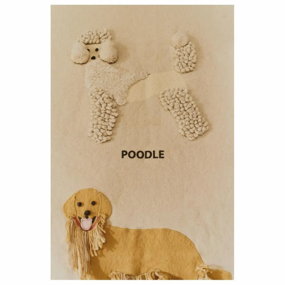 Tenture murale Chiens | Sable