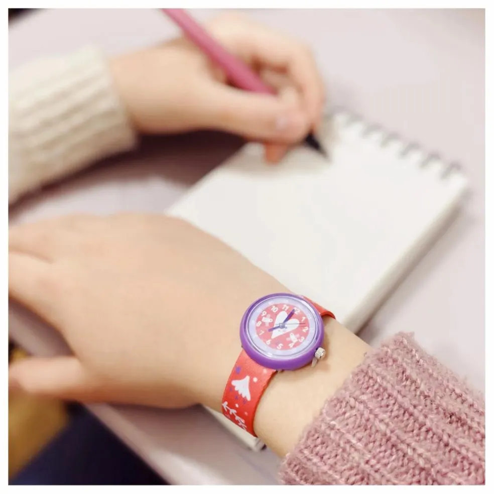 TICLOCK - Montre Coeur | Rouge