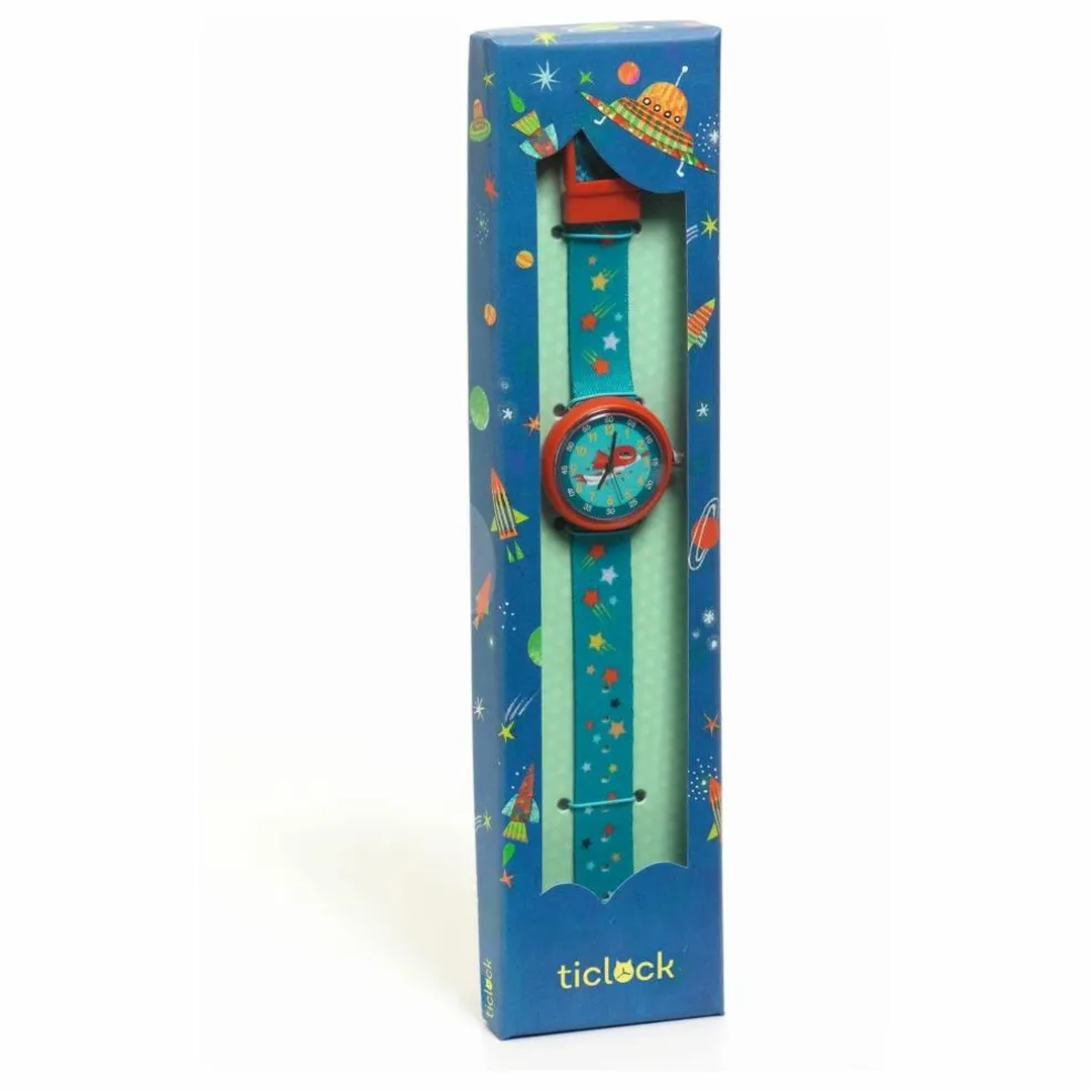TICLOCK - Montre Super-héros | Bleu canard