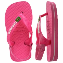 Tongs Baby Brasil Logo | Rose