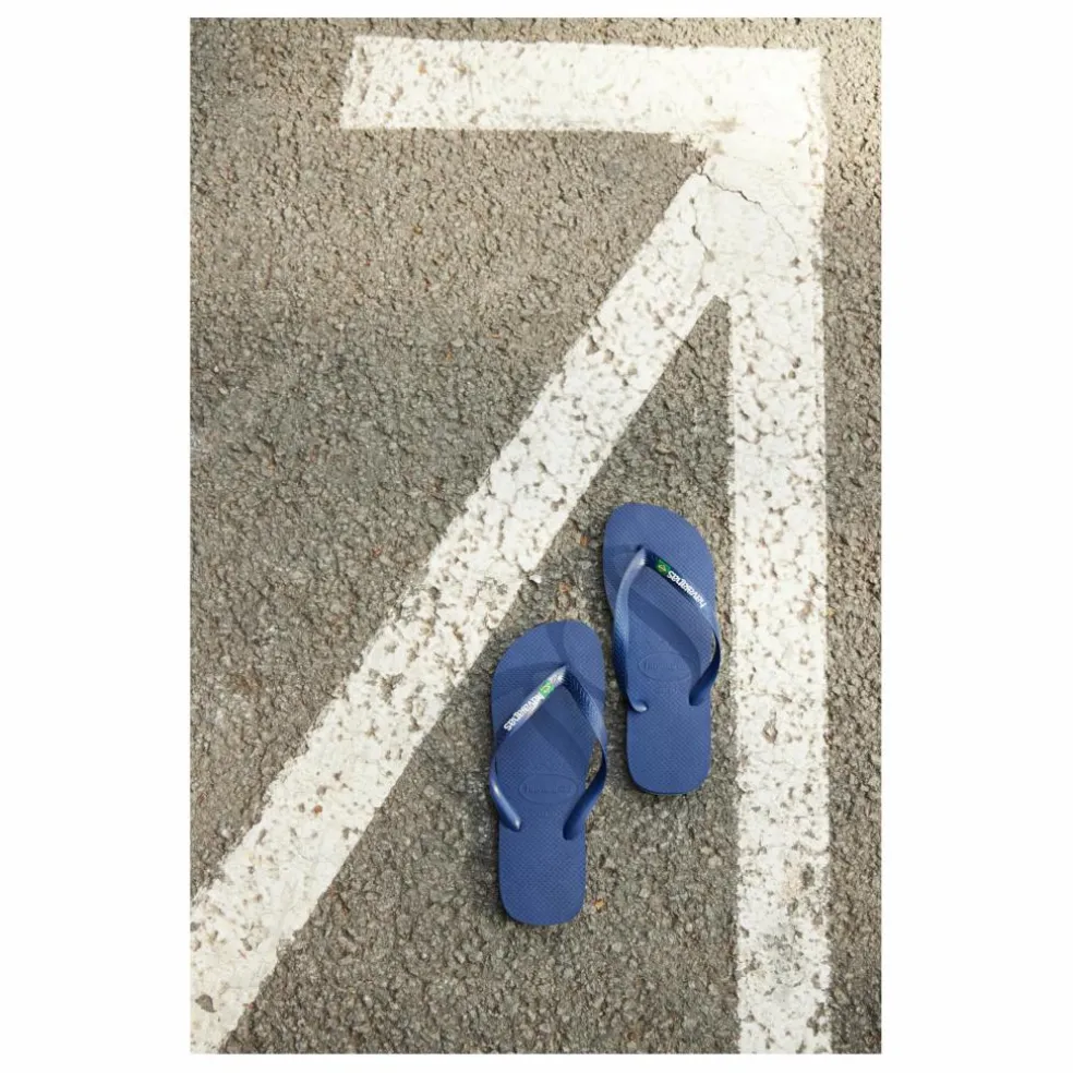 Tongs Brasil Logo | Bleu marine