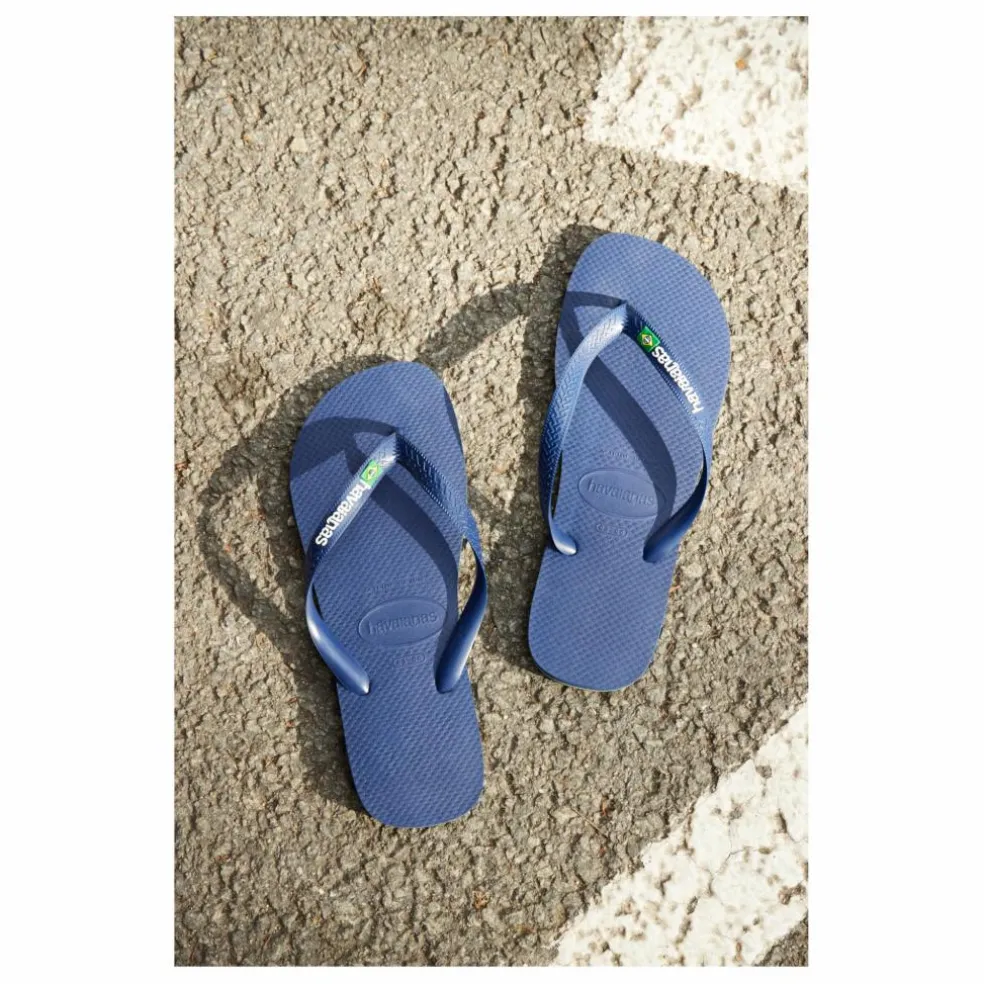 Tongs Brasil Logo | Bleu marine