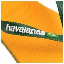 Tongs Brasil Logo | Jaune