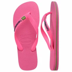 Tongs Brasil Logo Néon | Rose