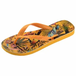 Tongs Farm Selva x Farm Rio | Jaune moutarde