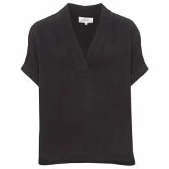 Top Avery Gaze de Coton | Noir