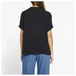 Top Avery Gaze de Coton | Noir