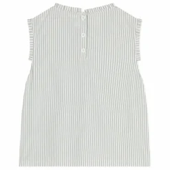 Top Bictoire Popeline Coton Bio | Blanc