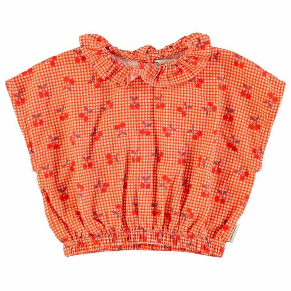 Top Cherry Vichy | Orange