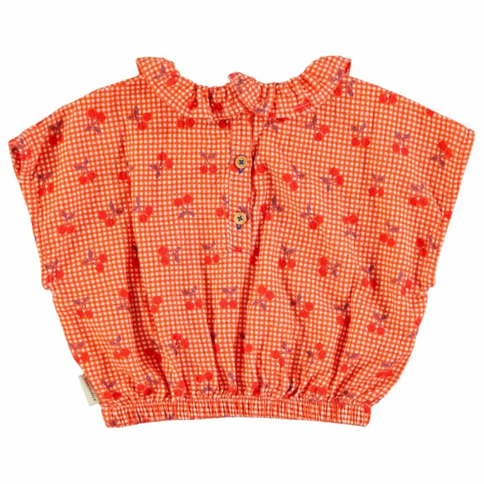Top Cherry Vichy | Orange