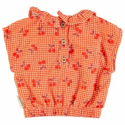 Top Cherry Vichy | Orange