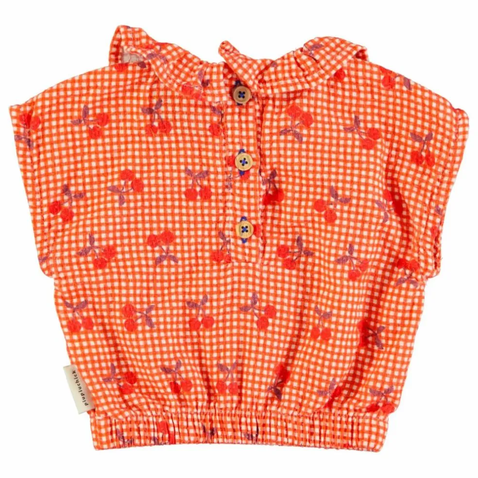 Top Cherry Vichy | Orange