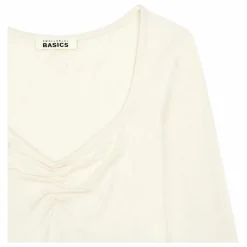 Top Femme Froncé Jersey | Sable