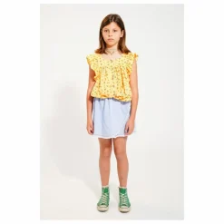 Top Fleuri Coton Bio | Jaune