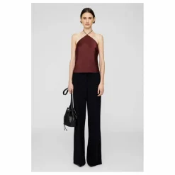 Top Leanne Soie | Bordeaux