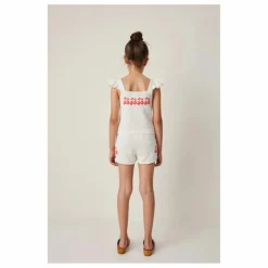 Top Maille Cerises | Blanc
