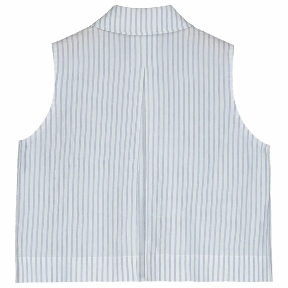 Top Rayé | Bleu Clair