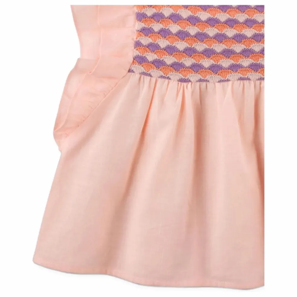 Top Sylvia Volants | Rose pâle