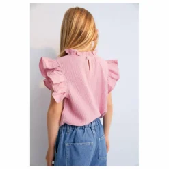 Top Volants Spyros Baby | Rose bonbon