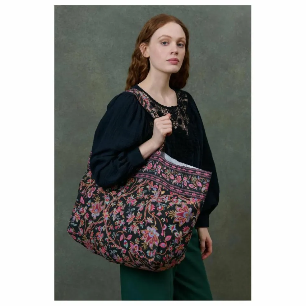 Tote Bag Beverly Bluebell Grove Coton Bio - Collection Femme | Noir