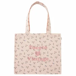 Tote Bag Cerises | Rose pâle
