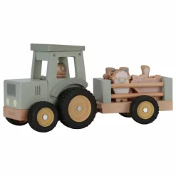 Tracteur avec remorque en bois FSC - Little Farm