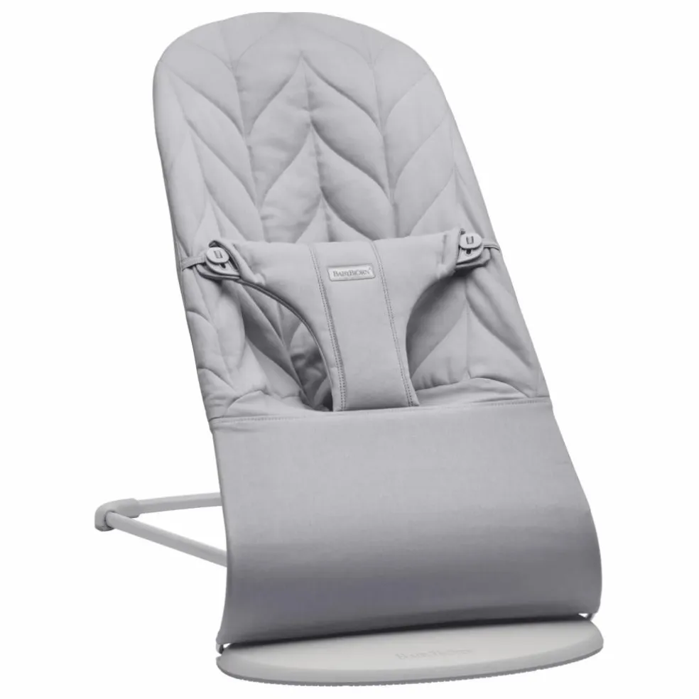 Transat Bliss en coton matelassé Pétale | Gris clair