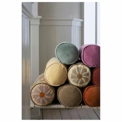 Traversin en velours | Lilas