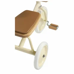 Tricycle en métal et bois | Crème