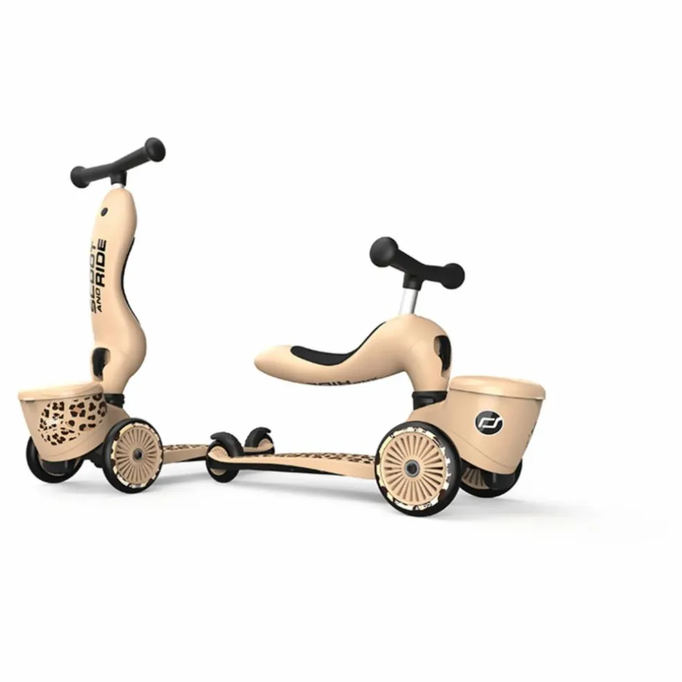 Trottinette 2 en 1 Léopard