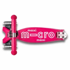 Trottinette Maxi Micro Deluxe LED | Rose fuschia