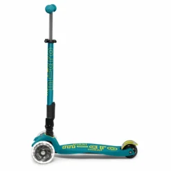 Trottinette Maxi Micro Deluxe Pliable LED | Vert
