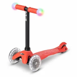 Trottinette Mini 3en1 Revolution Deluxe Magic LED | Rouge