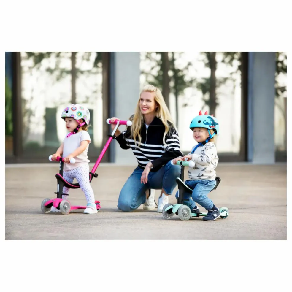 Trottinette Mini 3en1 Revolution Deluxe Magic LED | Bleu