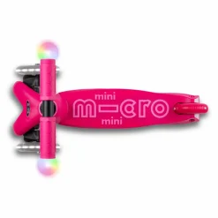 Trottinette Mini 3en1 Revolution Deluxe Magic LED | Rouge framboise