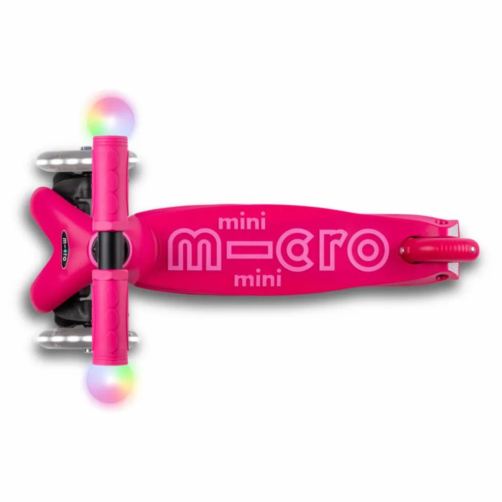 Trottinette Mini 3en1 Revolution Deluxe Magic LED | Rouge framboise