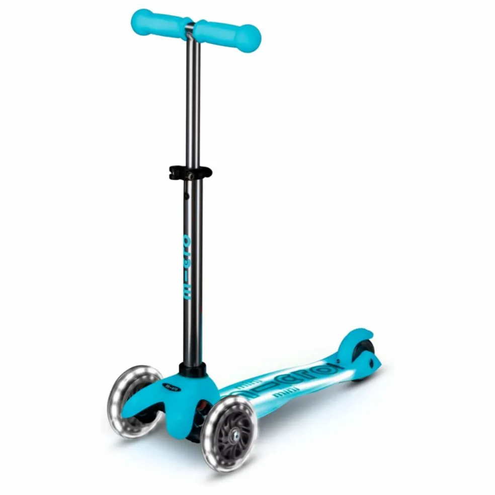 Trottinette Mini Micro Deluxe Glow LED | Aqua