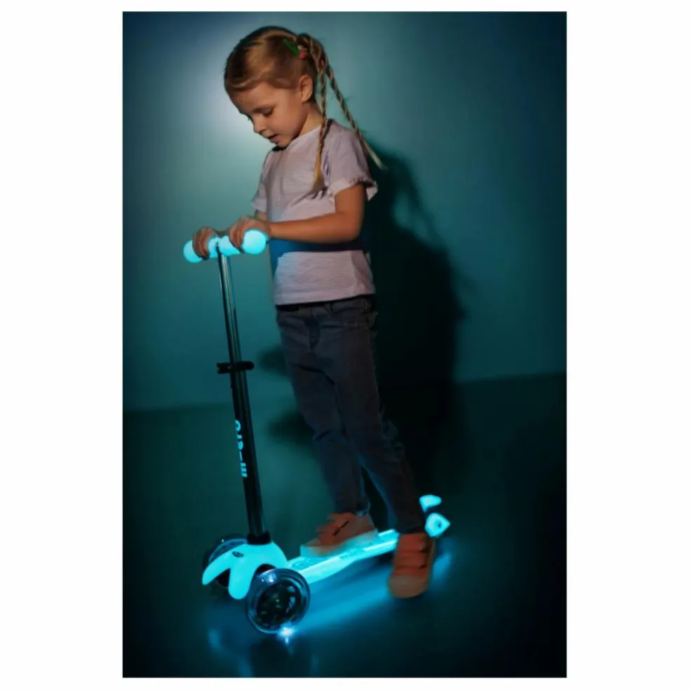 Trottinette Mini Micro Deluxe Glow LED | Aqua