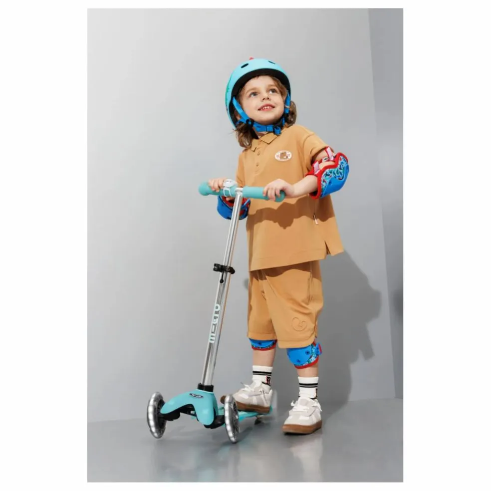 Trottinette Mini Micro Deluxe Glow LED | Aqua