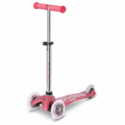 Trottinette Mini Micro Deluxe Glitter LED | Rose