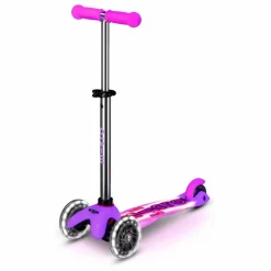Trottinette Mini Micro Deluxe Glow LED | Rose