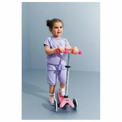 Trottinette Mini Micro Deluxe Glow LED | Rose
